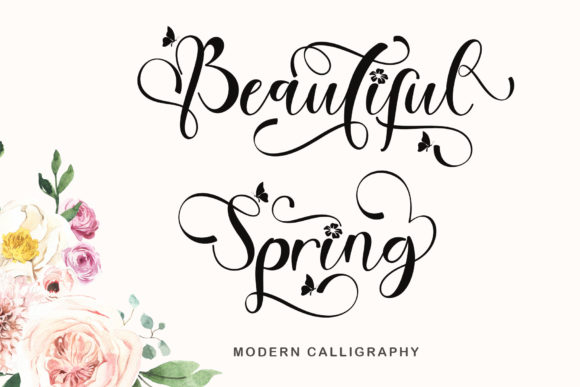 Beautiful Spring Script Font for Creative Projects