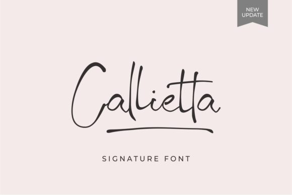 Callietta Script Font — Elevate Your Creative Projects