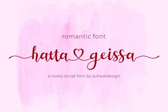 Hatta Geissa Script Font for Modern Design