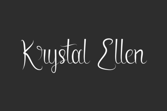 Krystal Ellen Font – A Script Typeface Worth Exploring