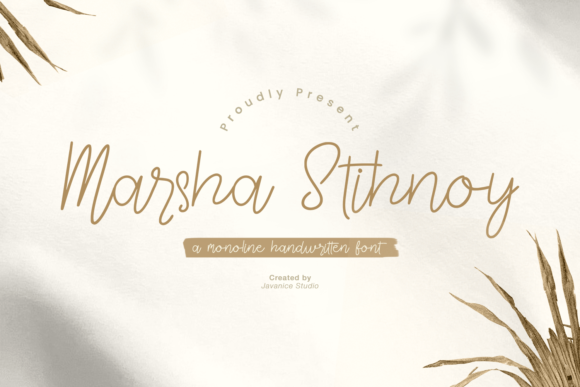 Marsha Stihnoy – A Versatile Script Font for Creatives