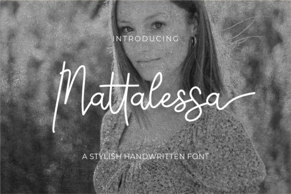 Mattalessa Script Font for Modern Design Projects